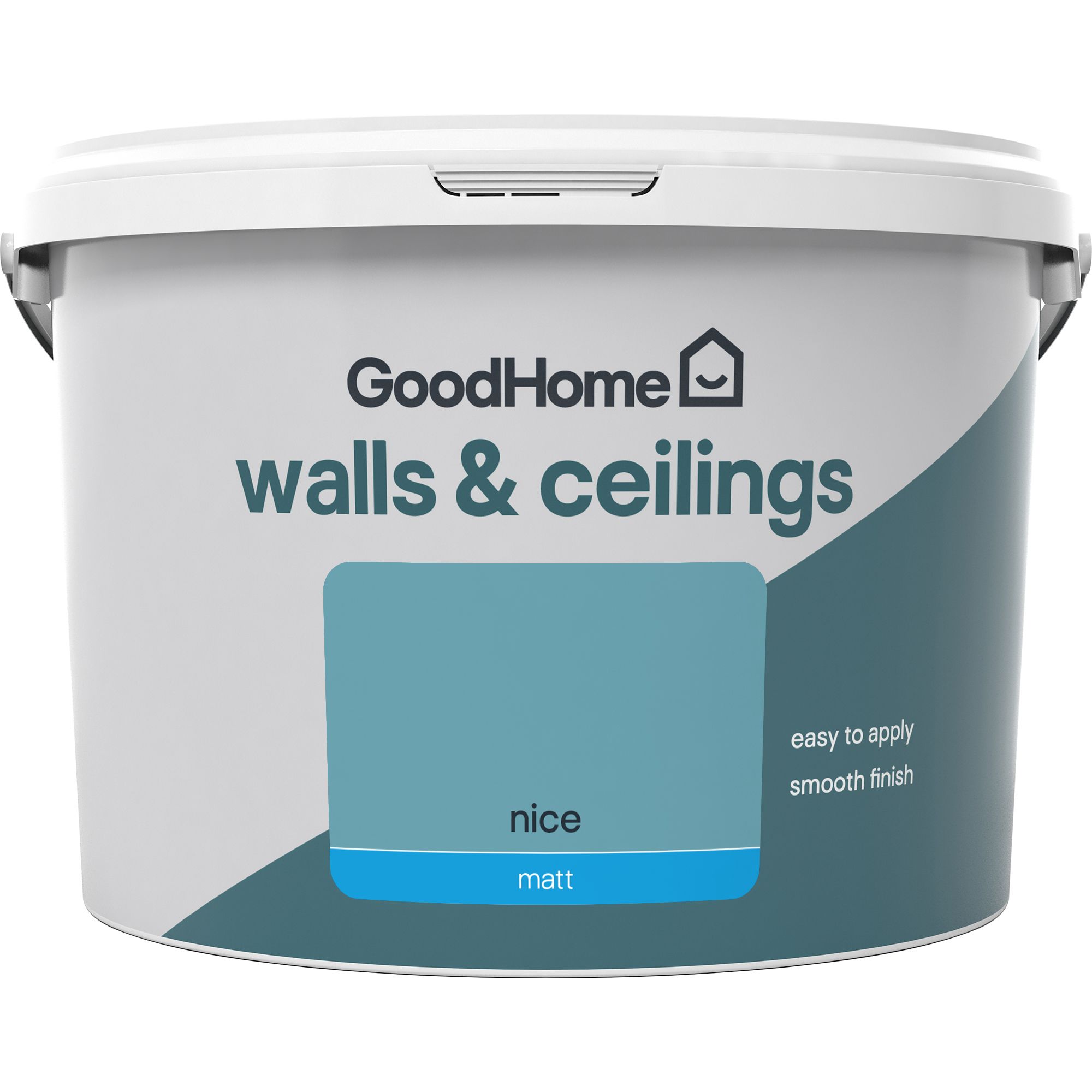 GoodHome Walls & ceilings Nice Matt Emulsion paint, 2.5L