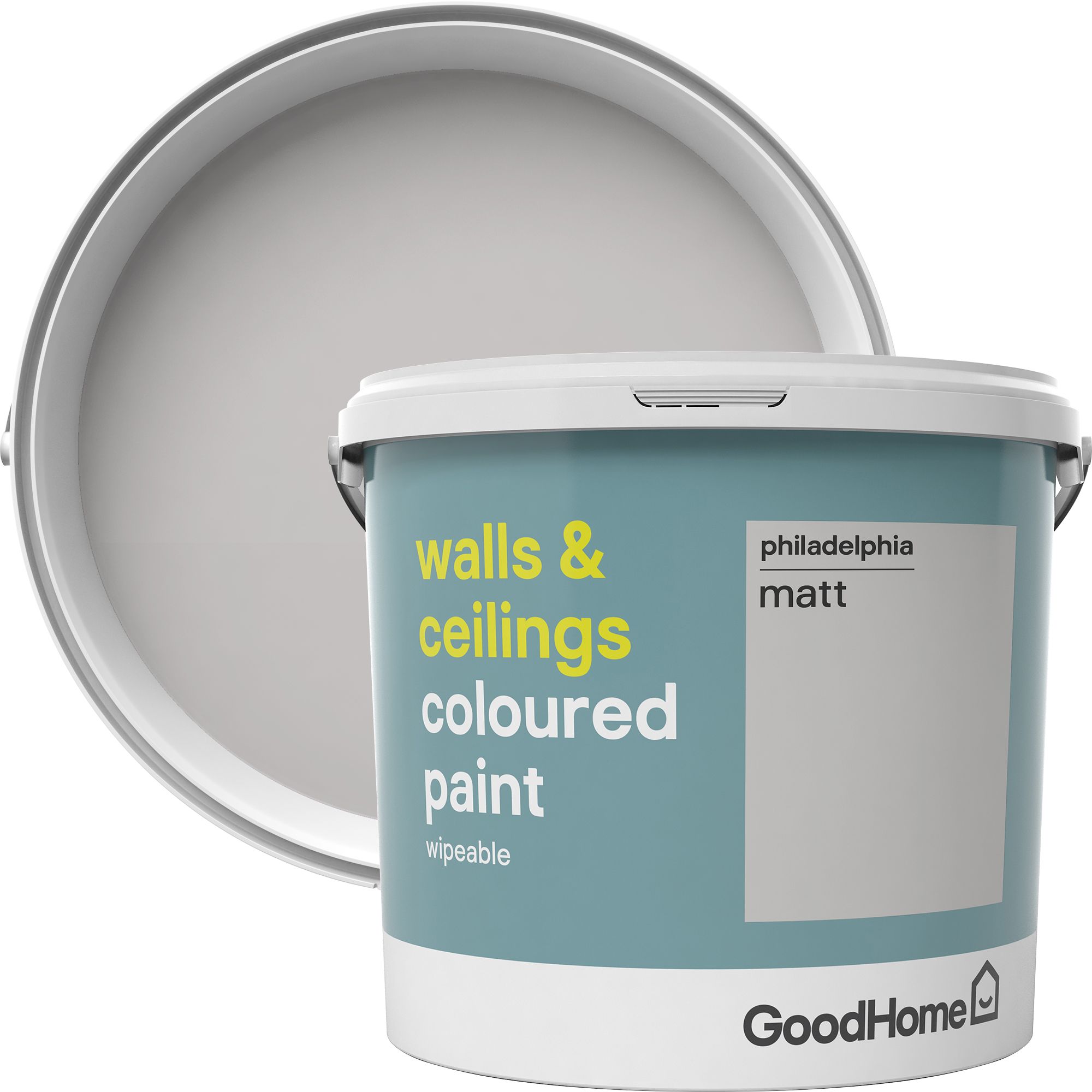 GoodHome Walls & ceilings Philadelphia Matt Emulsion paint 5L Tradepoint