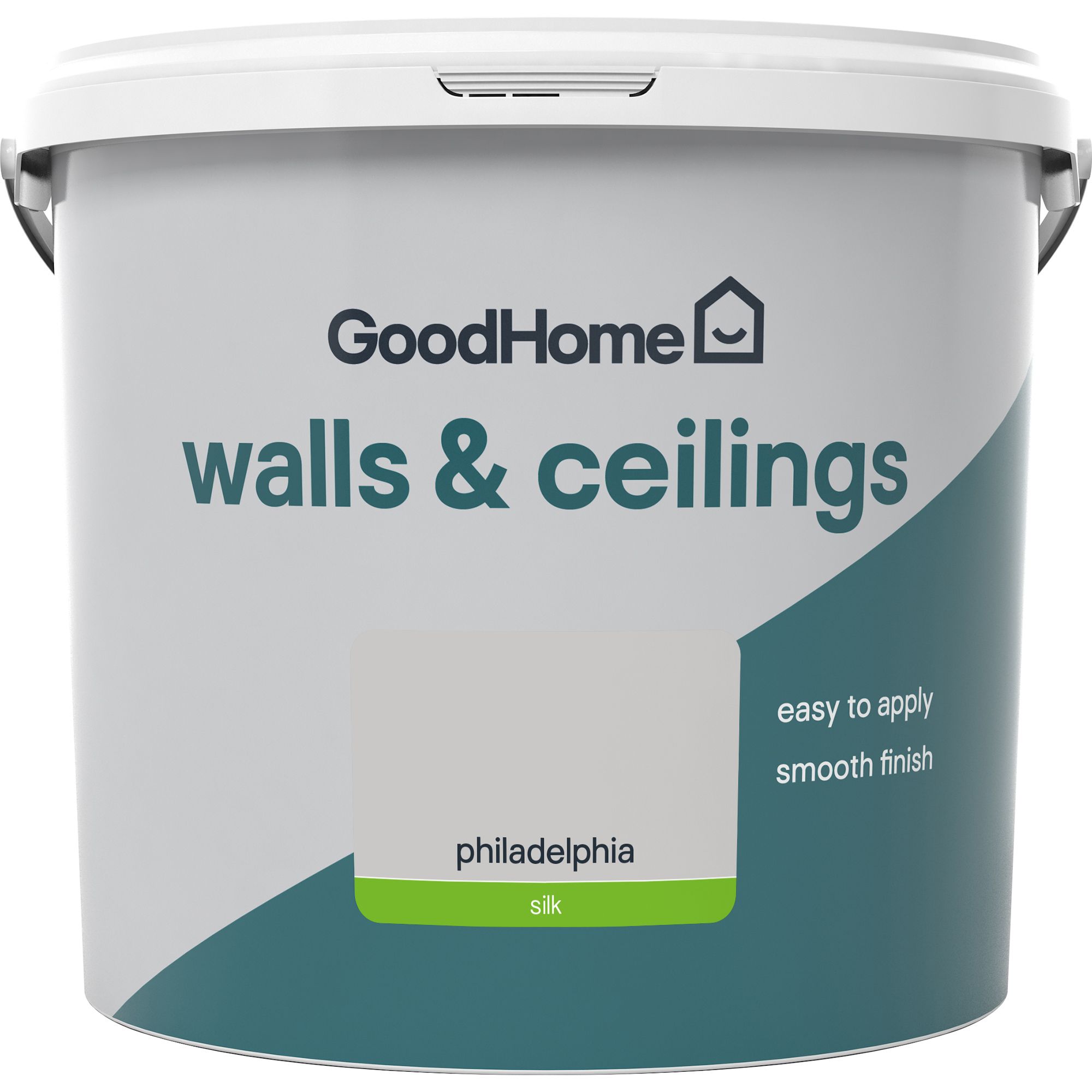 GoodHome Walls & ceilings Philadelphia Silk Emulsion paint, 5L