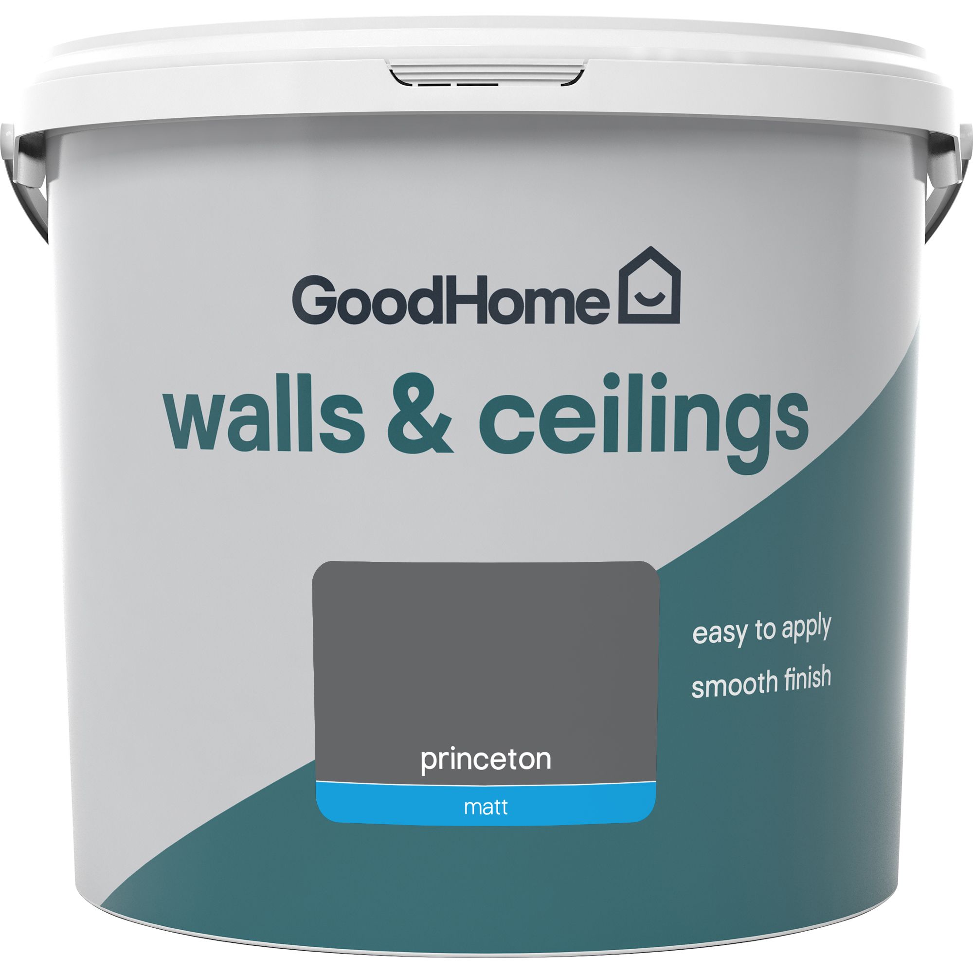 GoodHome Walls & ceilings Princeton Matt Emulsion paint, 5L