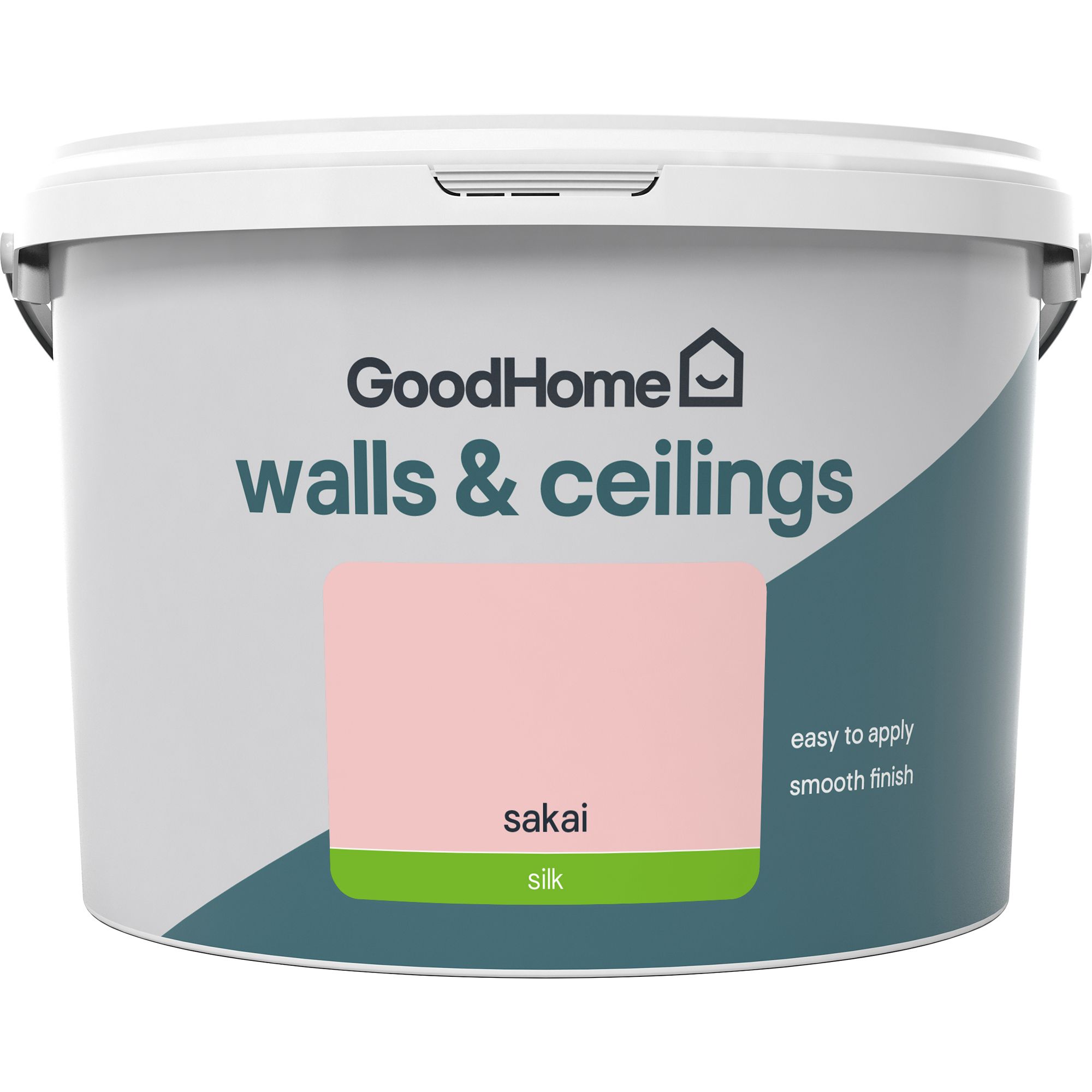 GoodHome Walls & ceilings Sakai Silk Emulsion paint, 2.5L