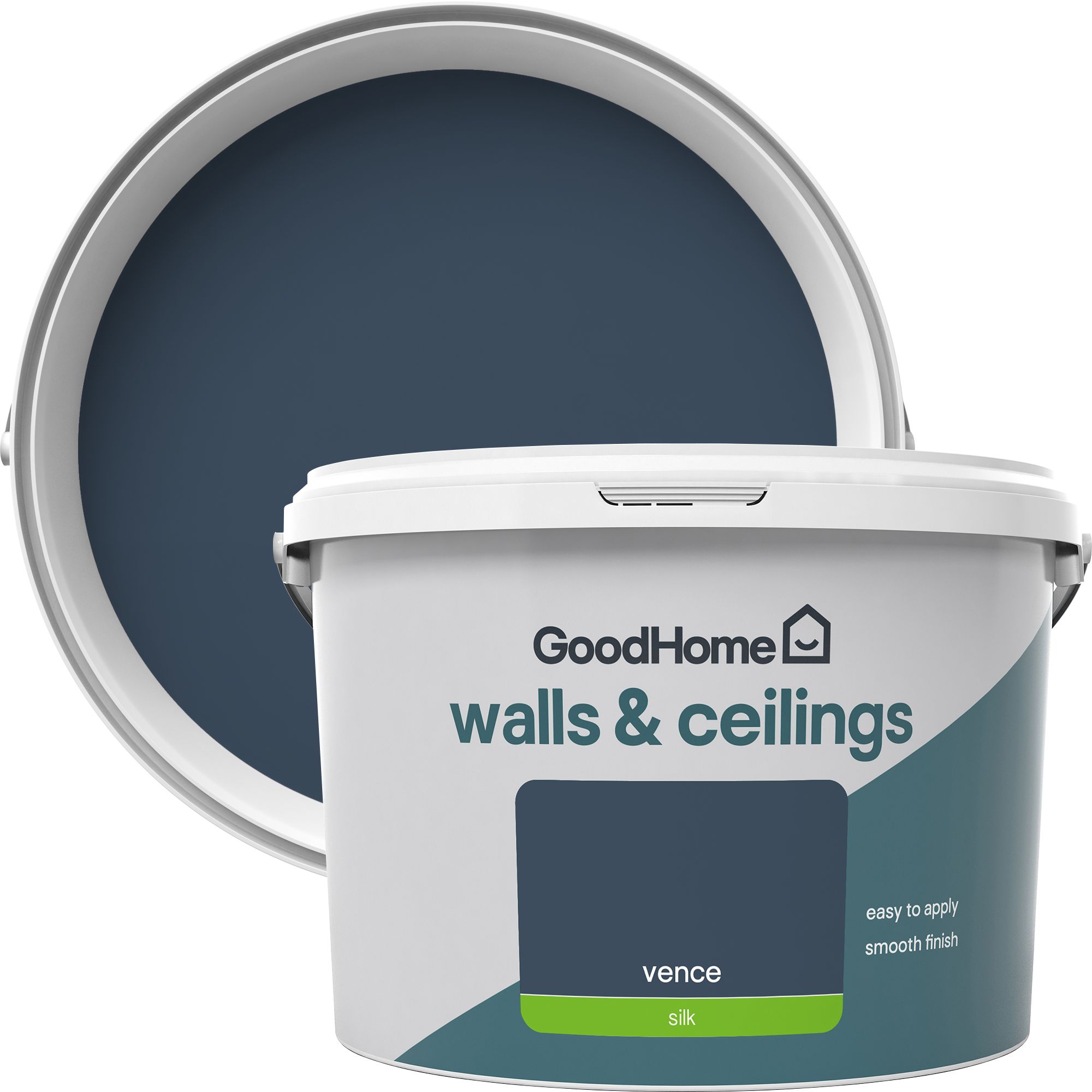 GoodHome Walls & ceilings Vence Silk Emulsion paint, 2.5L