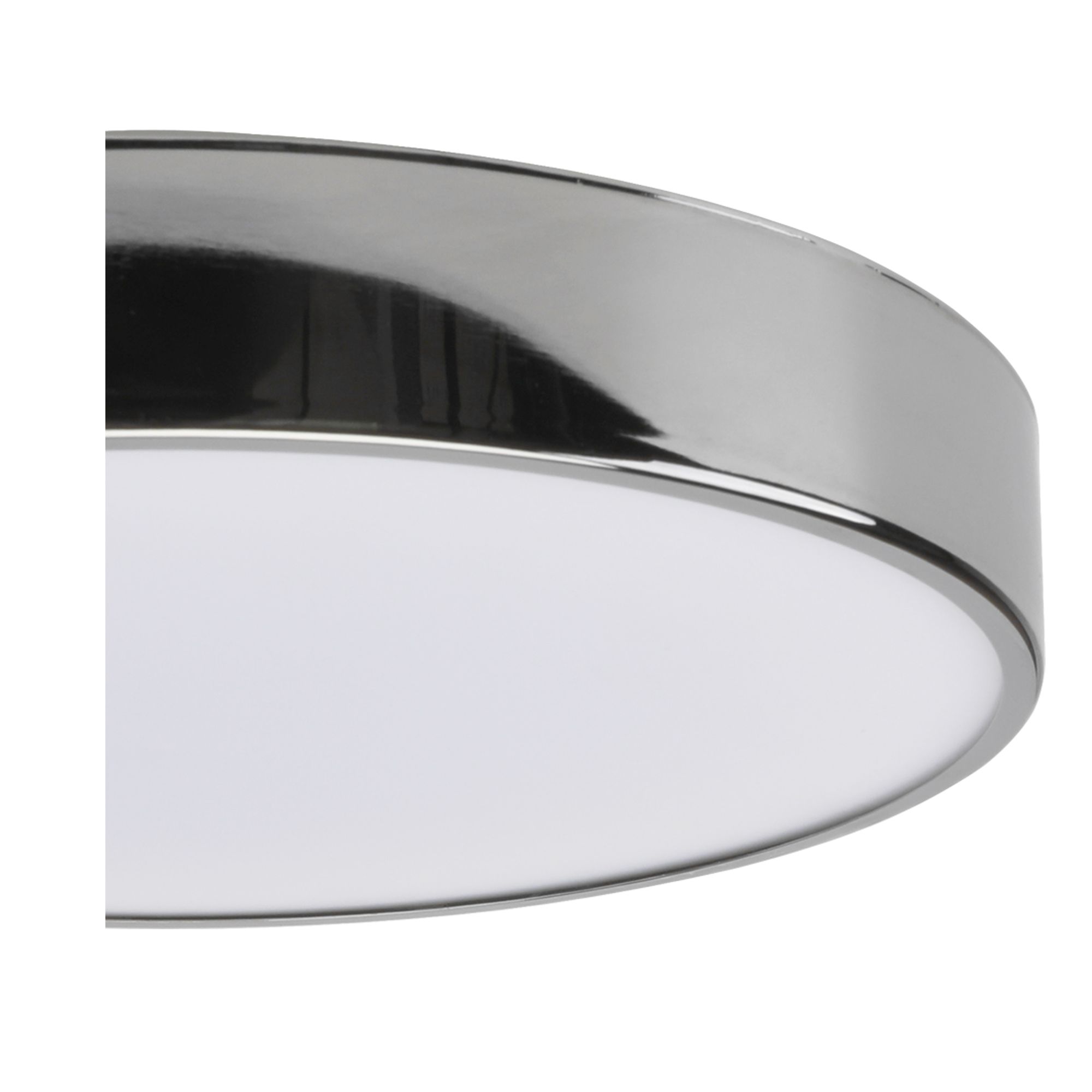 GoodHome Wapta Chrome effect Bathroom Ceiling light