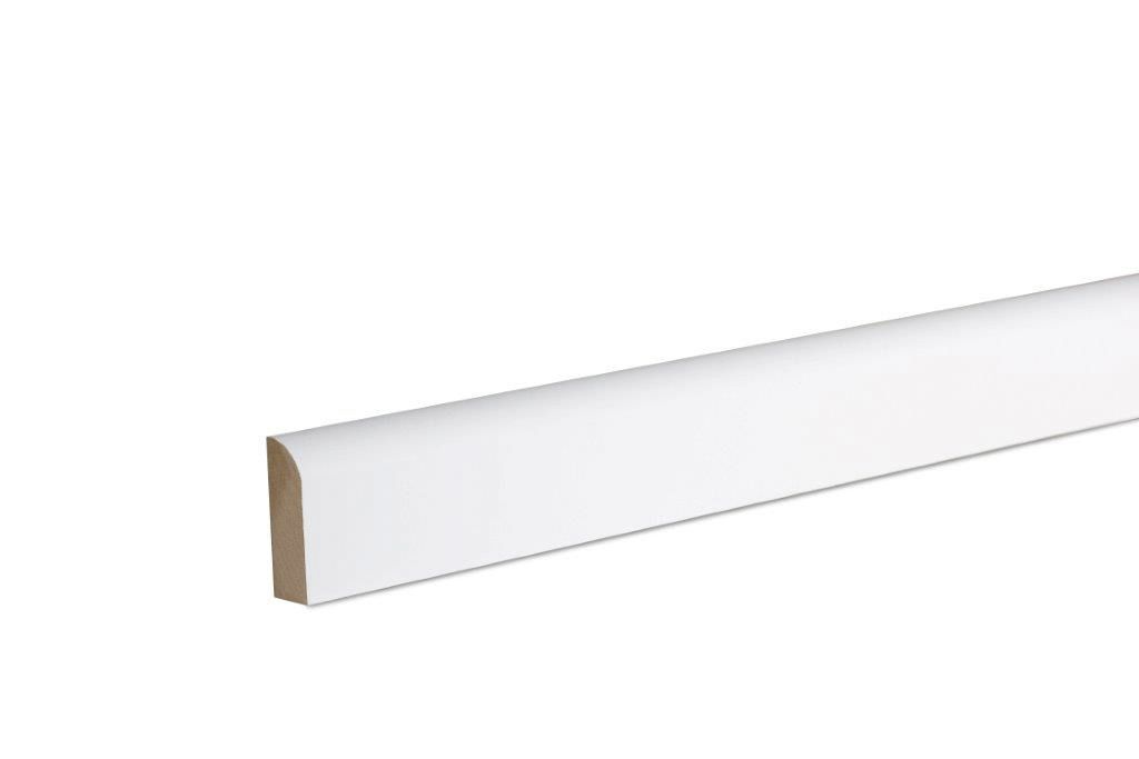 GoodHome White MDF Bullnose Architrave (L)2.1m (W)44mm (T)14.5mm, Pack of 5