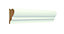 GoodHome White MDF Torus Picture rail (L)2.4m (W)44mm (T)18mm