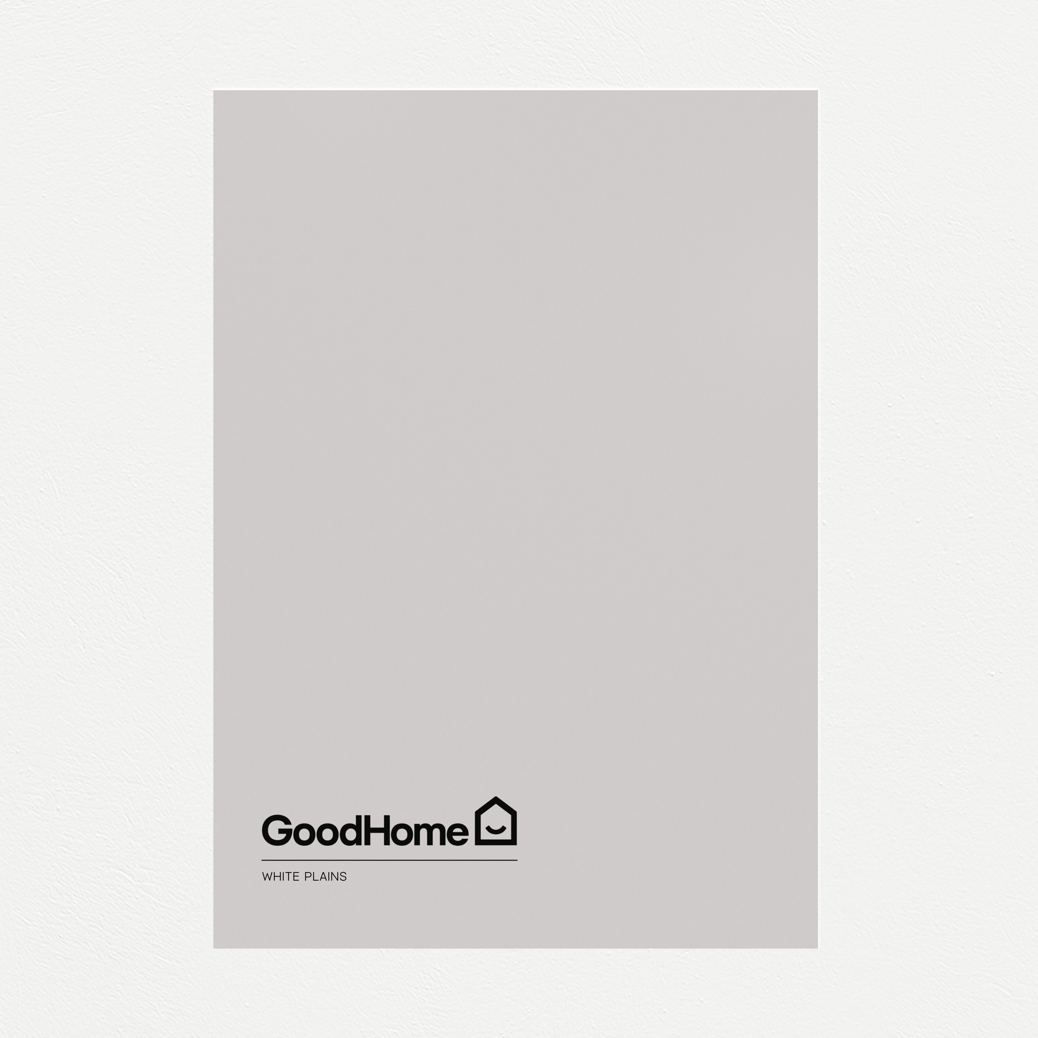 GoodHome White Plains Satin Furniture paint, 80ml Tester pot