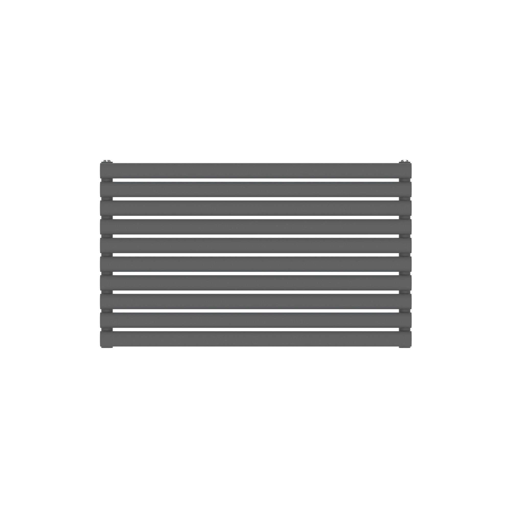 GoodHome Wickham Anthracite Horizontal Designer Radiator, (W)1000mm x (H)600mm