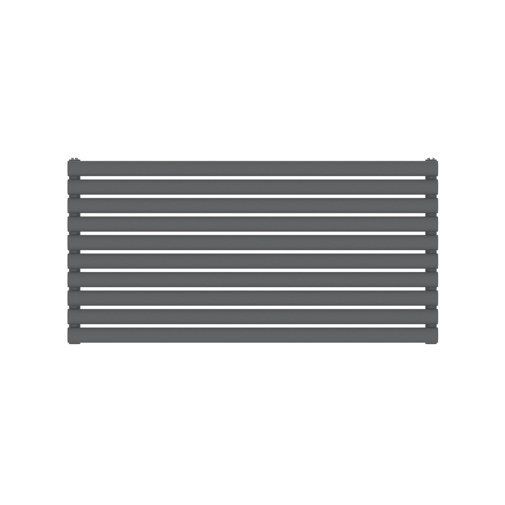GoodHome Wickham Anthracite Horizontal Designer Radiator, (W)1200mm x (H)600mm
