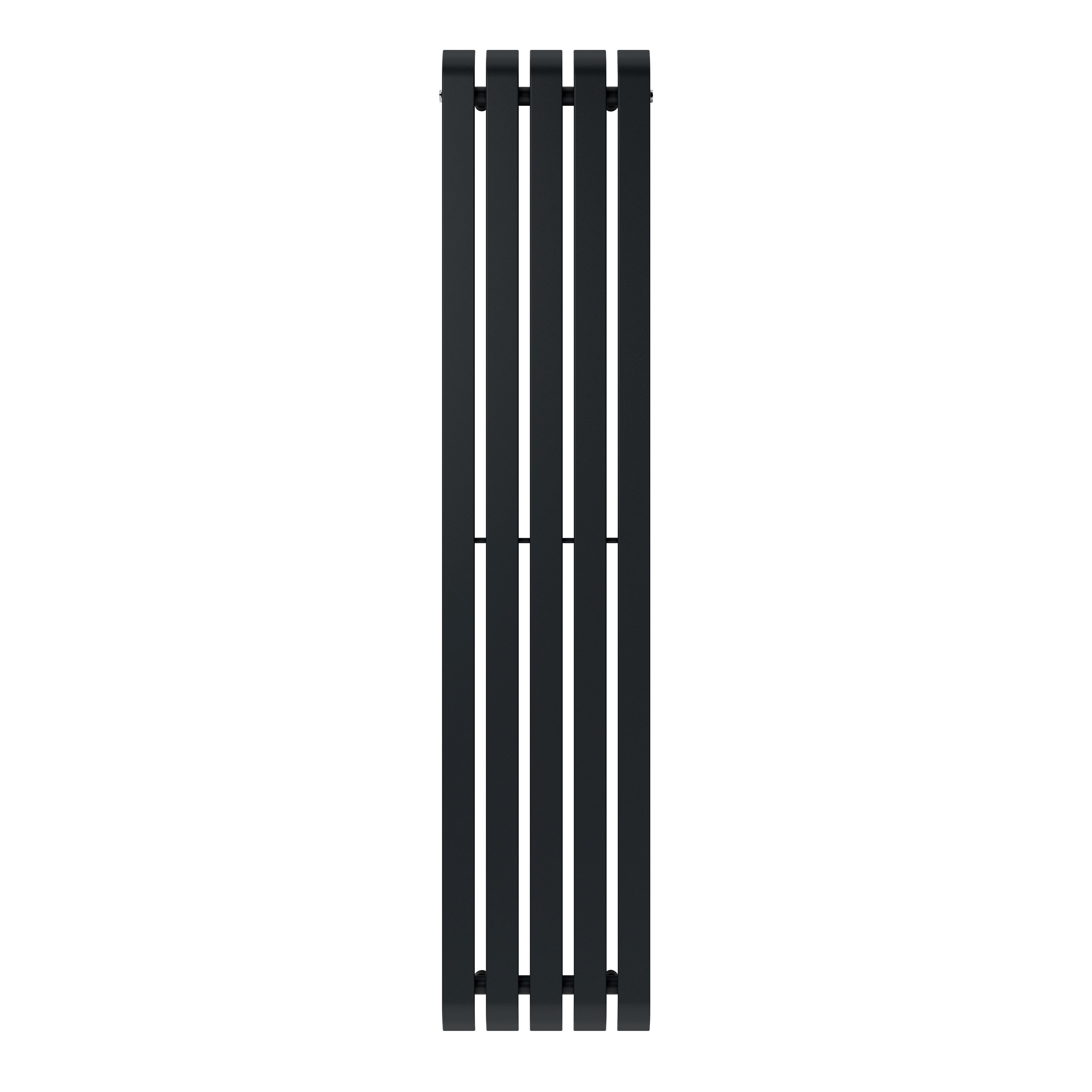GoodHome Wilsona Anthracite Vertical Designer Radiator, (W)380mm x (H)1800mm