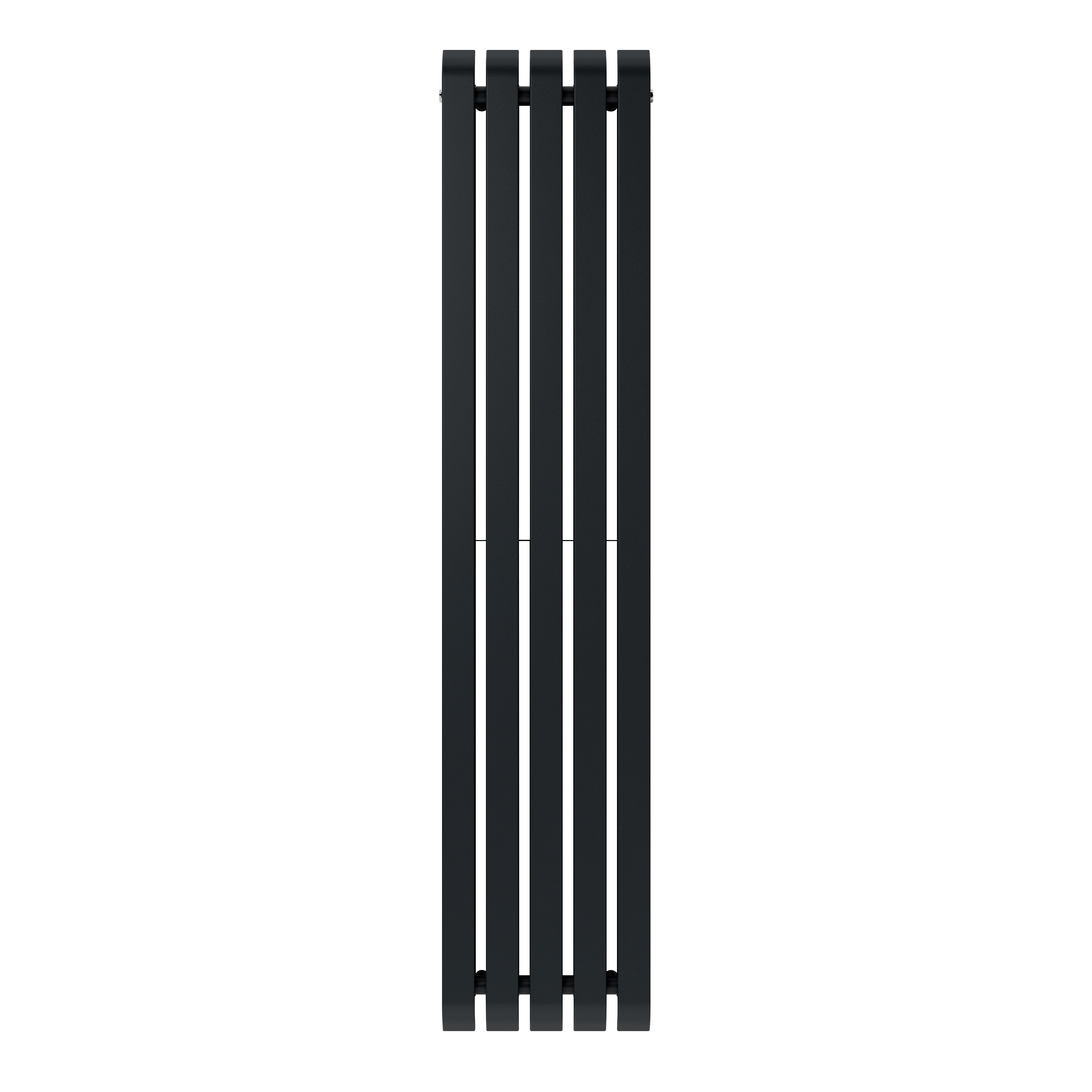GoodHome Wilsona Double Anthracite Vertical Designer Radiator, (W)380mm x (H)1800mm