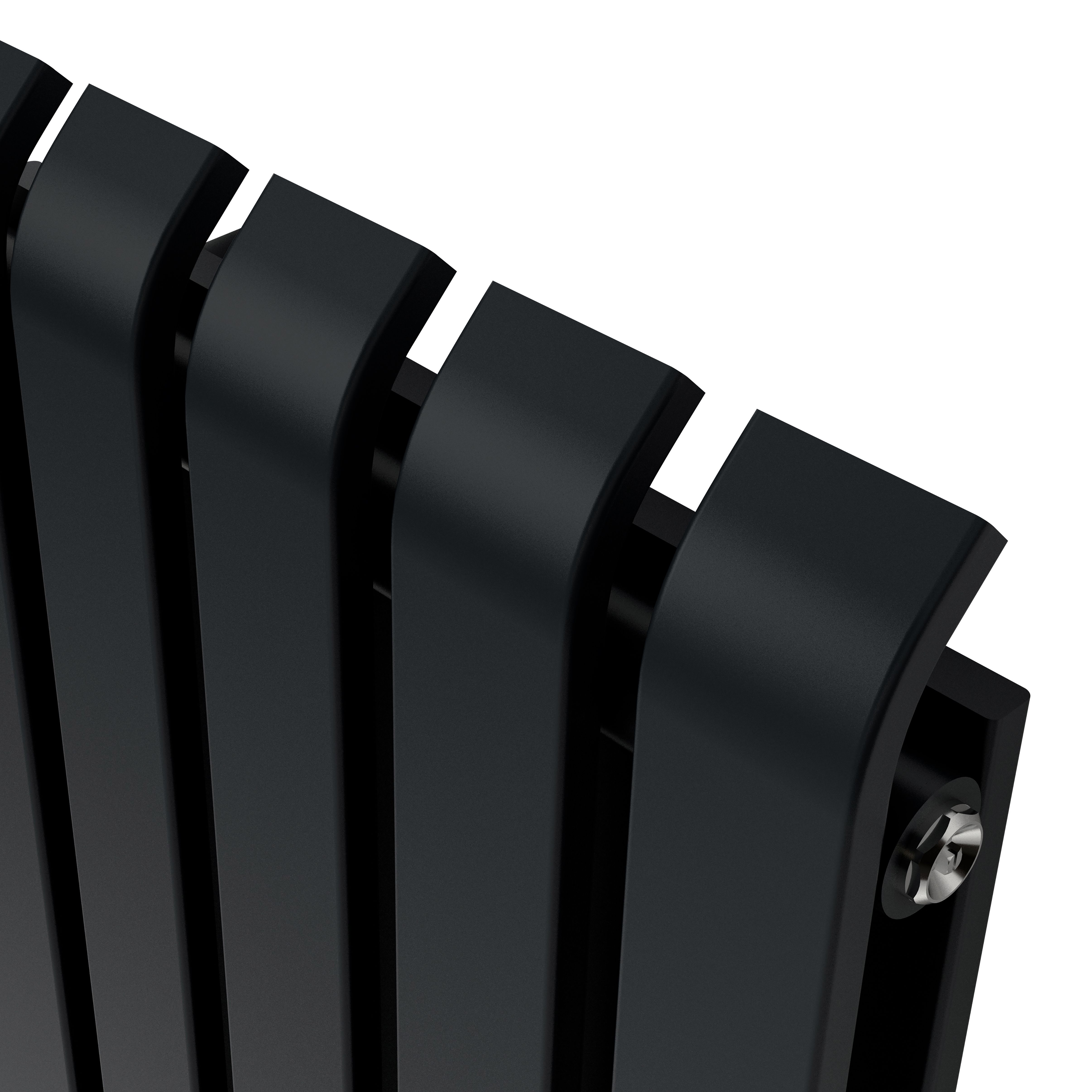 GoodHome Wilsona Double Anthracite Vertical Designer Radiator, (W)540mm x (H)1800mm