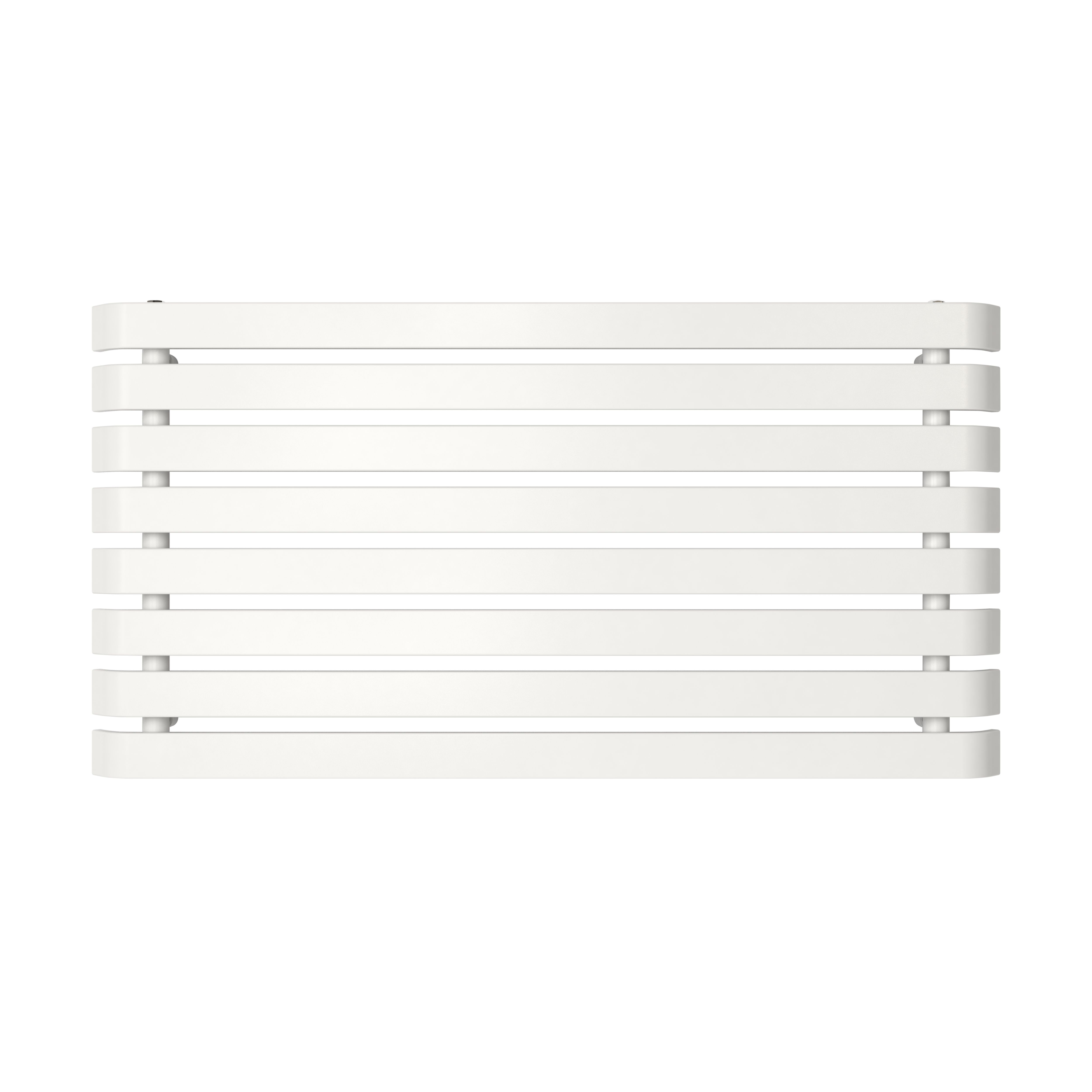 GoodHome Wilsona Single White Horizontal Designer Radiator, (W)1200mm x (H)620mm