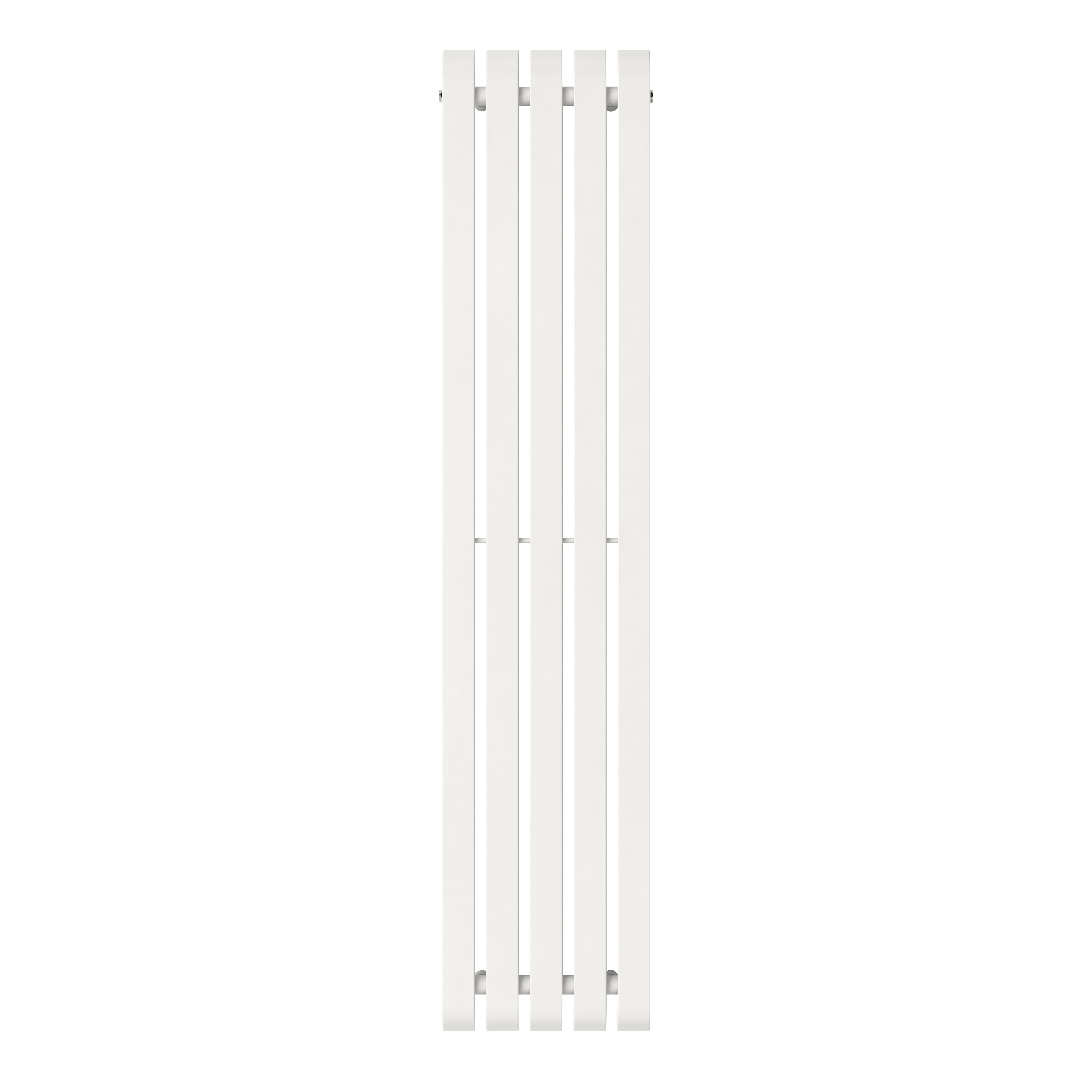 GoodHome Wilsona White Vertical Designer Radiator, (W)380mm x (H)1800mm