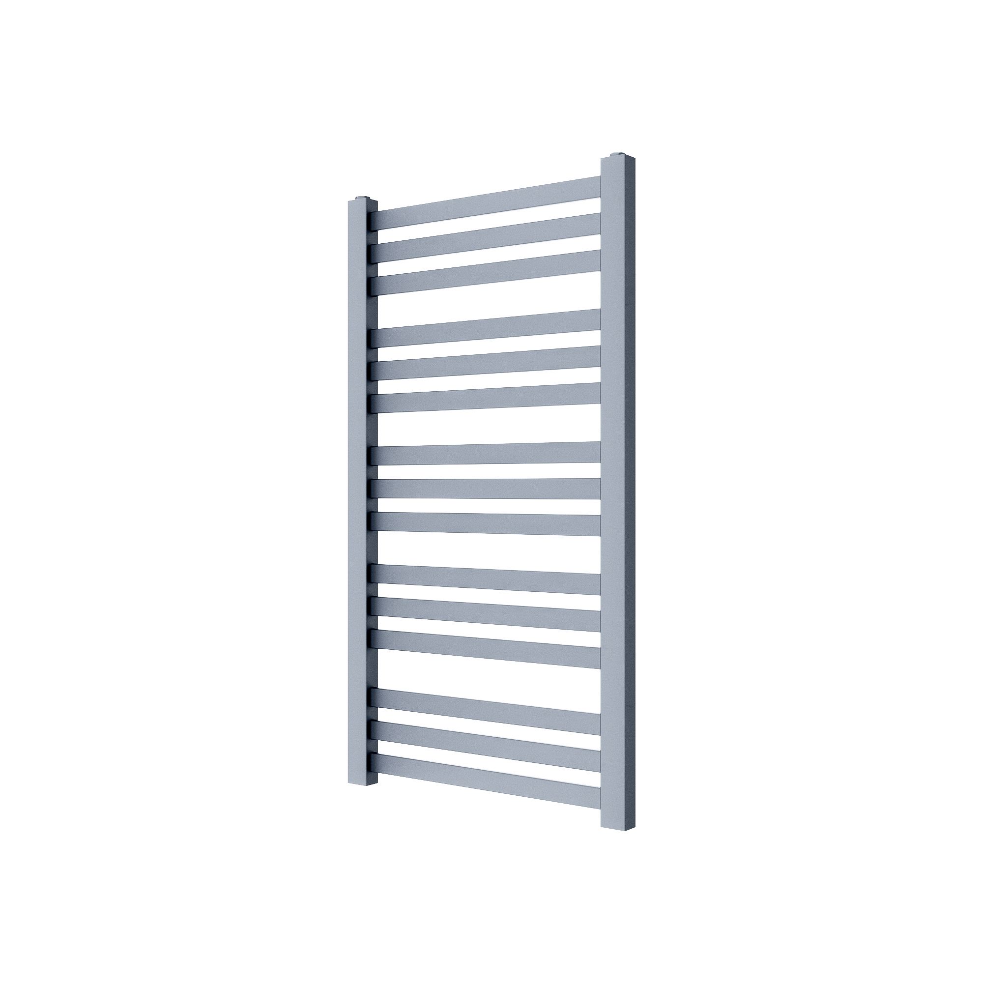 GoodHome Wolfsbane Vertical Flat Towel radiator (W)500mm x (H)900mm