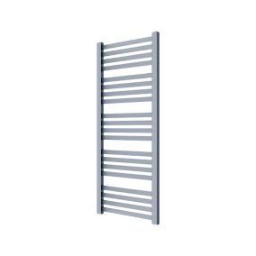 GoodHome Wolfsbane Vertical Towel radiator (W)500mm (H)1200mm