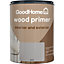 GoodHome Wood Grey Multi-surface Wood Primer & undercoat, 750ml