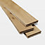 GoodHome Ystad Blonde Natural wood effect Oak Solid wood flooring, 1.44m²