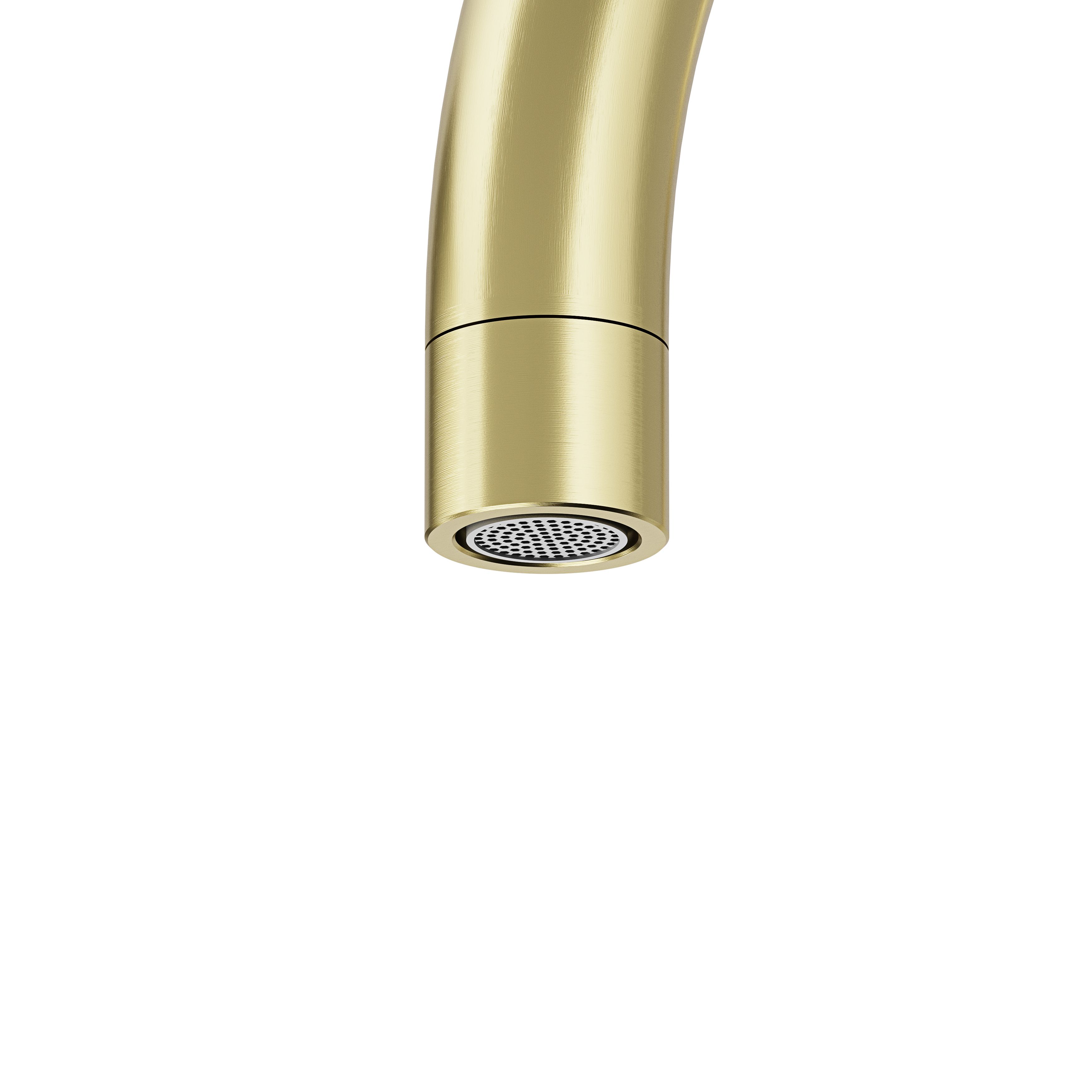 GoodHome Zanthe Brass effect Kitchen Side lever Tap