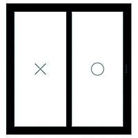GoodHome2 panes Clear Double glazed Grey uPVC RH Sliding Door, (H)2090mm (W)1490mm