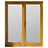 GoodHome2 panes Clear Double glazed Hardwood RH Patio door & frame, (H)2094mm (W)1494mm