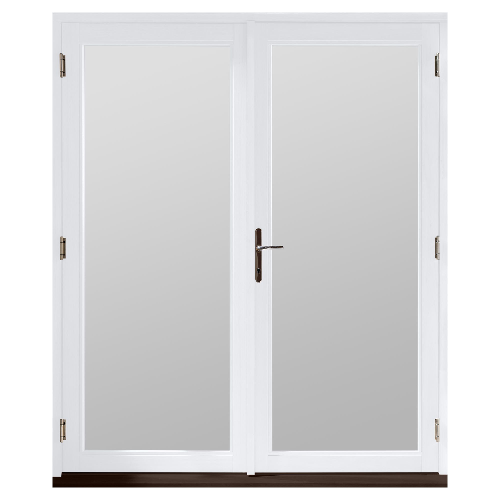 GoodHome2 panes Clear Double glazed White Hardwood Reversible Patio door & frame, (H)2094mm (W)1194mm