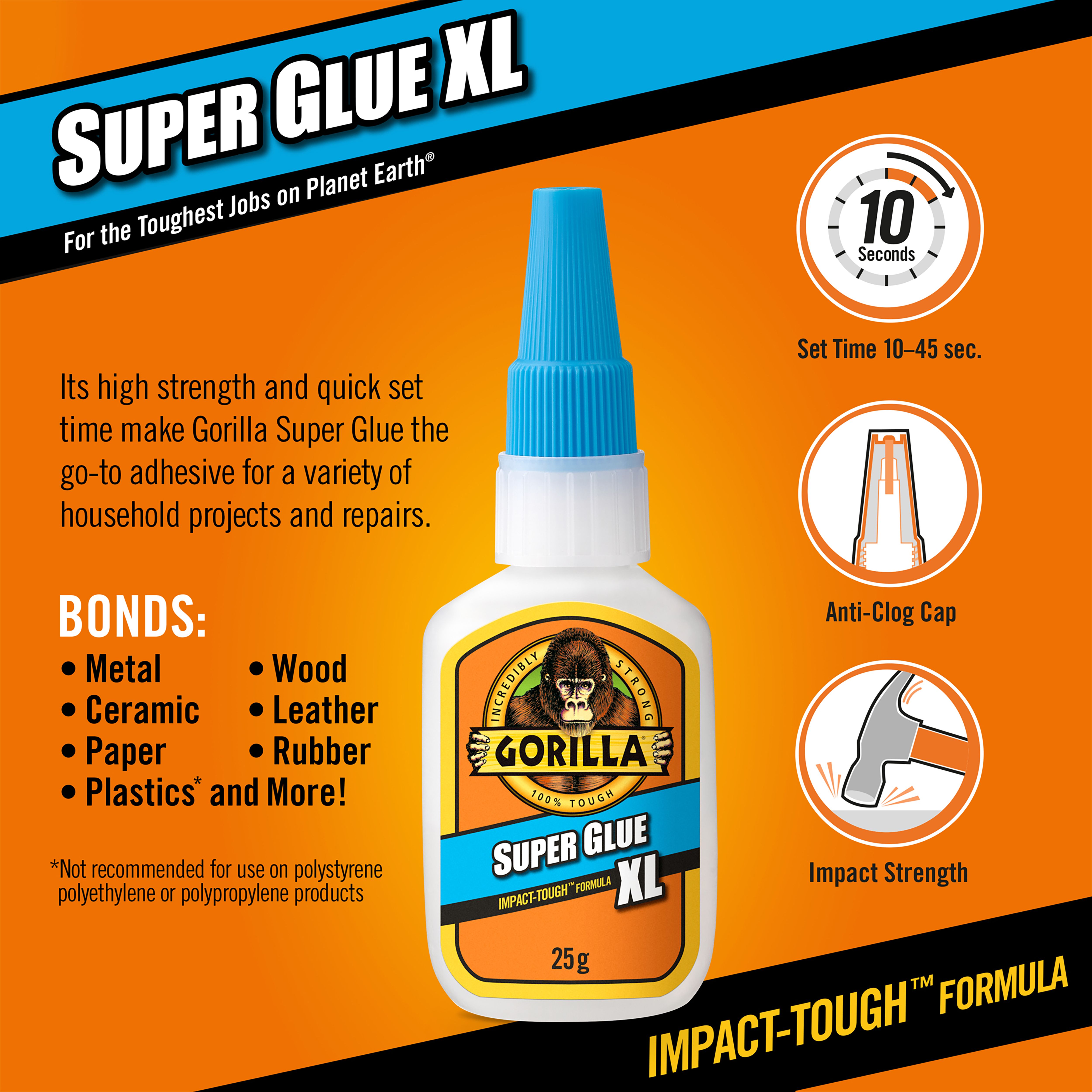 Gorilla XL Liquid Superglue 25g