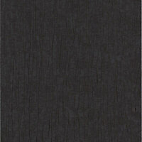 Graham & Brown Superfresco Black Spun silk Textured Wallpaper
