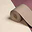Graham & Brown Superfresco Plum Striped Textured Wallpaper