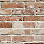 Graham & Brown Superfresco Red Brick Embossed Wallpaper