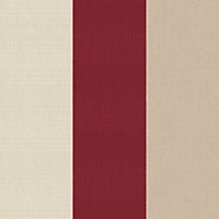 Graham & Brown Superfresco Red Striped Textured Wallpaper