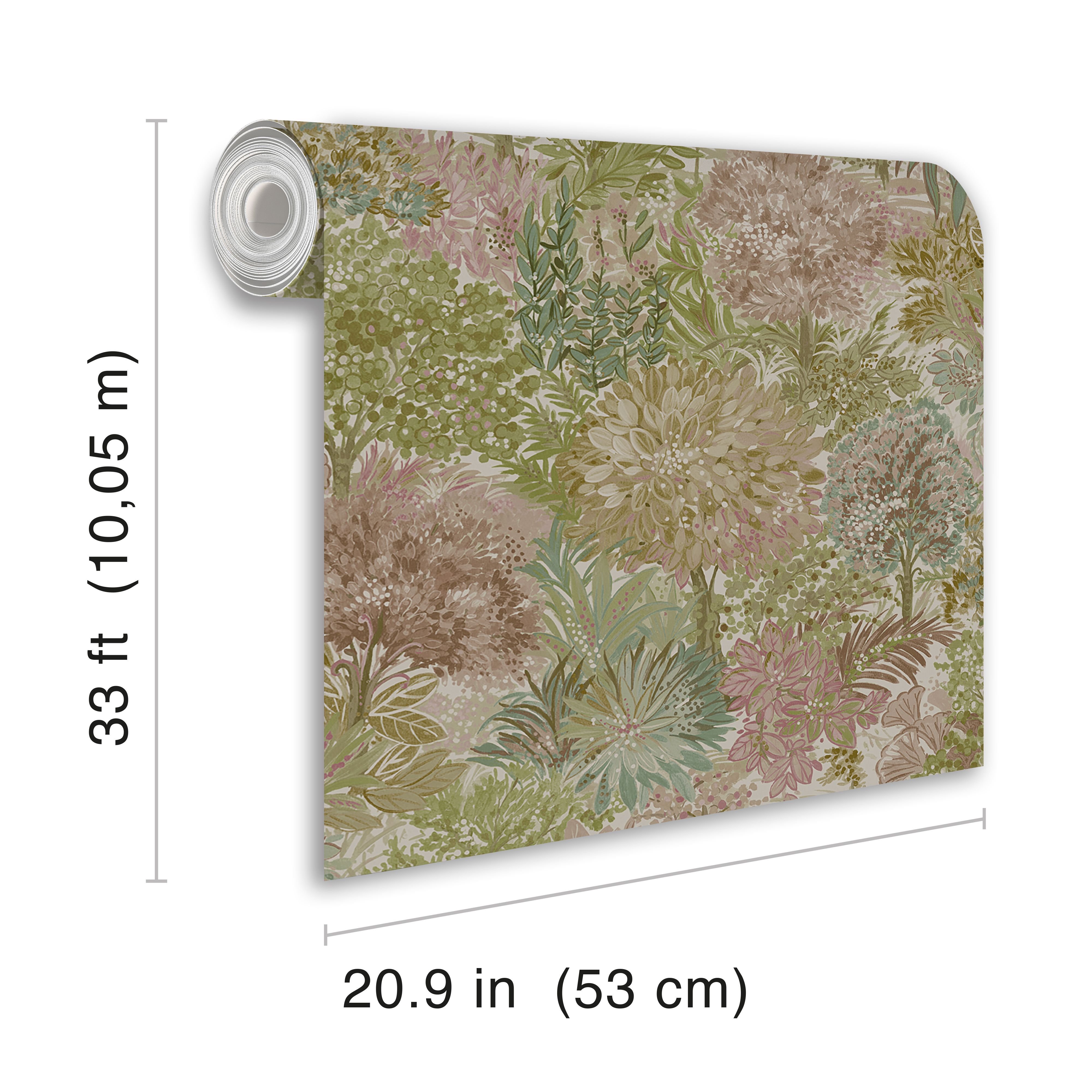 Grandeco Blush Blossom Tree Patterned Smooth Wallpaper