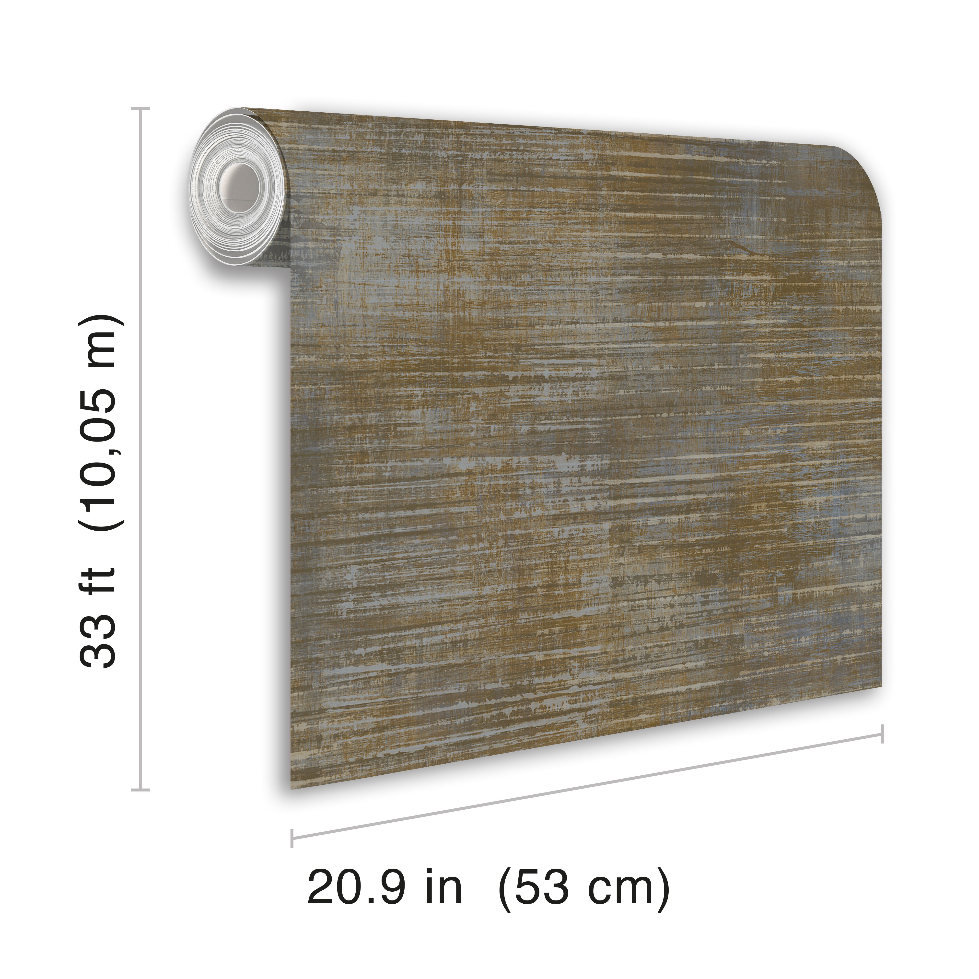 Grandeco Bronze Urban Stripe Metallic effect Contemporary Smooth Wallpaper