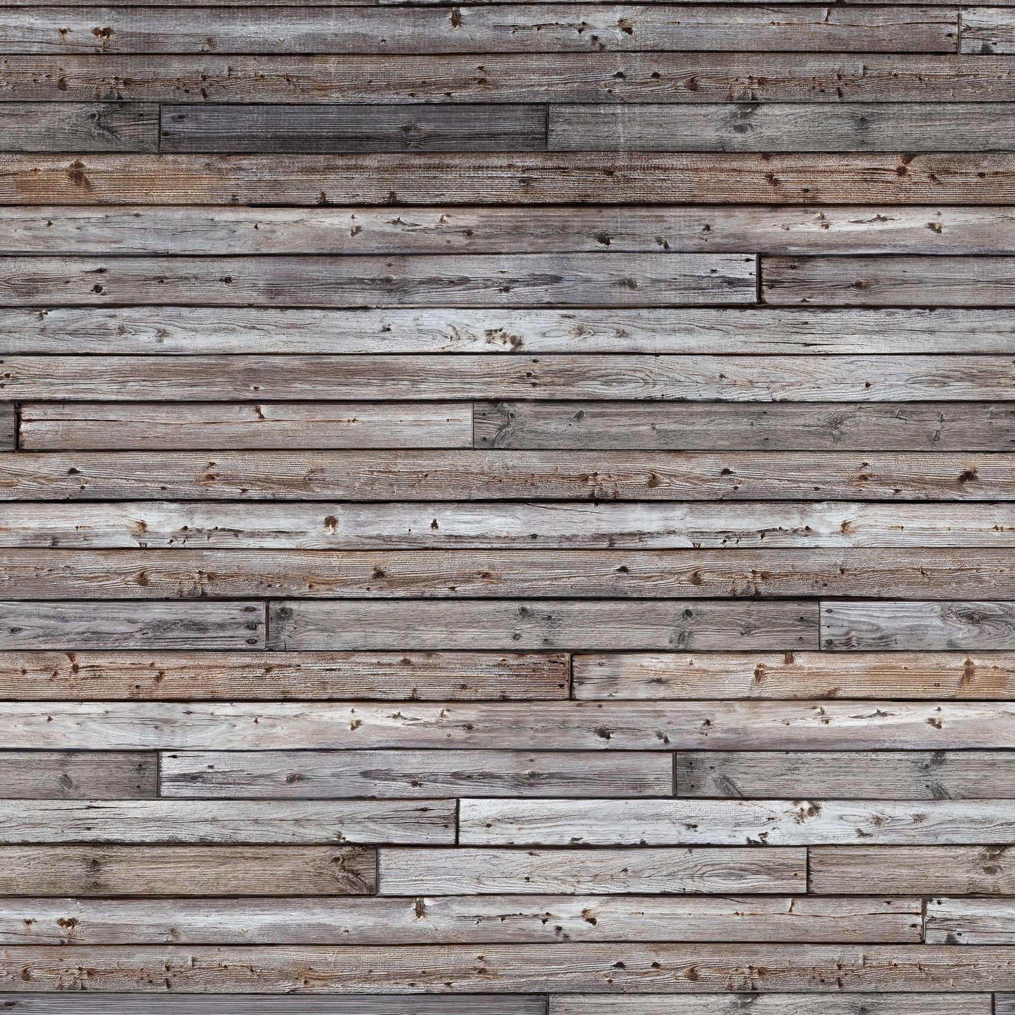 Grandeco Brown & grey Wood effect Matt Mural