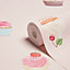 Grandeco Cupcakes Pink Cupcakes Embossed Wallpaper