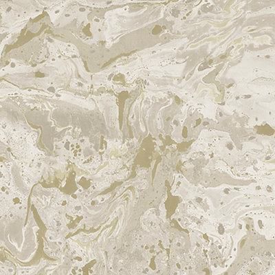 Grandeco Gold Plaster effect Marble Embossed Wallpaper Sample