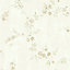 Grandeco Prestige Neutral Blossom Mica effect Smooth Wallpaper