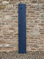 Grange Blue Square Wooden Fence post (H)1.8m, Pack of 11