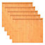 Grange Closeboard Vertical slat 5ft Wooden Fence panel (W)1.83m (H)1.5m, Pack of 5