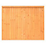 Grange Closeboard Vertical slat Wooden Fence panel (W)1.83m (H)1.8m, Pack of 3