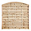 Grange Elite Horizontal slat Wooden Fence panel (W)1.8m (H)1.8m, Pack of 3