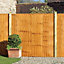 Grange Feather edge Vertical slat 5ft Wooden Fence panel (W)1.83m (H)1.5m, Pack of 3