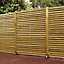 Grange Horizontal slat Contemporary Horizontal slat Wooden Fence panel (W)1.79m (H)1.79m, Pack of 5