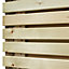 Grange Horizontal slat Contemporary Horizontal slat Wooden Fence panel (W)1.79m (H)1.79m, Pack of 5