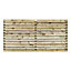 Grange Louvre Horizontal slanted slat 3ft Wooden Fence panel (W)1.8m (H)0.9m, Pack of 5