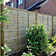 Grange Overlap Horizontal slat Pressure treated 5ft Wooden Fence panel (W)1.83m (H)1.5m, Pack of 3
