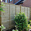 Grange Overlap Horizontal slat Pressure treated 5ft Wooden Fence panel (W)1.83m (H)1.5m, Pack of 4