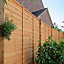 Grange Overlap Horizontal slat Pressure treated Wooden Fence panel (W)1.83m (H)1.8m, Pack of 3