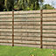 Grange Rodez Horizontal grooved slat Wooden Fence panel (W)1.8m (H)1.8m, Pack of 5
