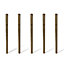 Grange Square Wooden Post (H)2.4m (W)90mm, Pack of 5