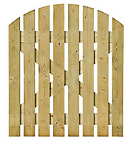 Grange Timber Domed Gate, (H)1.05m (W)0.9m